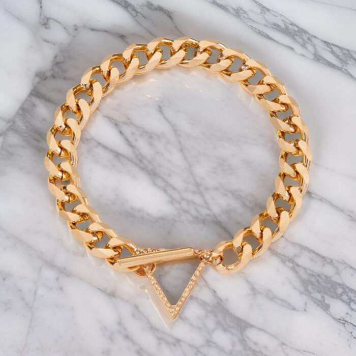 Jewelry, Triangle Link Bracelet, Fashion Accessories, Women's Jewelry, Splurge Accesorio, Elegant Bracelets, Stylish Jewelry, Versatile Accessories, Minimalist Jewelry, Premium Bracelets, Rs 549, Splurge Accesorio Triangle Link Bracelet Rs 549, Triangle Link Bracelet Rs 549, Triangle Link Bracelet Rs 549