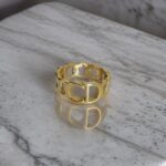 Gold Plated CD Ring, Jewelry, Gold Plated Ring, CD Ring, Fashion Accessories, Men’s Jewelry, Women’s Jewelry, Splurge Accesorio, Accessory, Elegant Jewelry, Unisex Jewelry, Stylish Ring, Modern Jewelry, Trendy Jewelry, Luxury Jewelry, Jewelry Collection