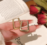 Jewelry, U Shape Gold Plated Hoops, Fashion Accessories, Women's Jewelry, Splurge Accesorio, Elegant Hoops, Stylish Jewelry, Versatile Accessories, Minimalist Jewelry, Premium Hoops, Rs 549, Splurge Accesorio U Shape Gold Plated Hoops Rs 549, Splurge Accesorio, U Shape Gold Plated Hoops Rs 549